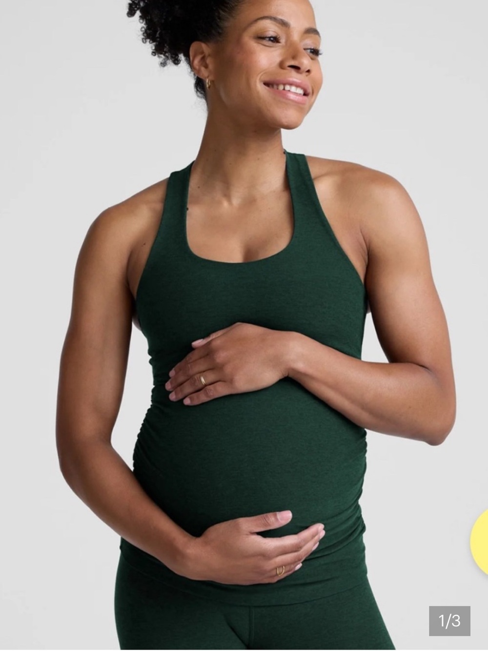 Beyond Yoga Beyond the Bump Spacedye Bases Covered Maternity Tank Size Medium